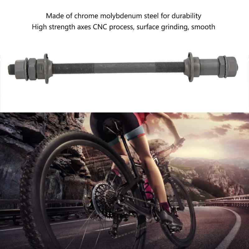 マウンテンバイク用後輪クイックリリースハブ中空軸自転車の交換部品高強度クロモ...