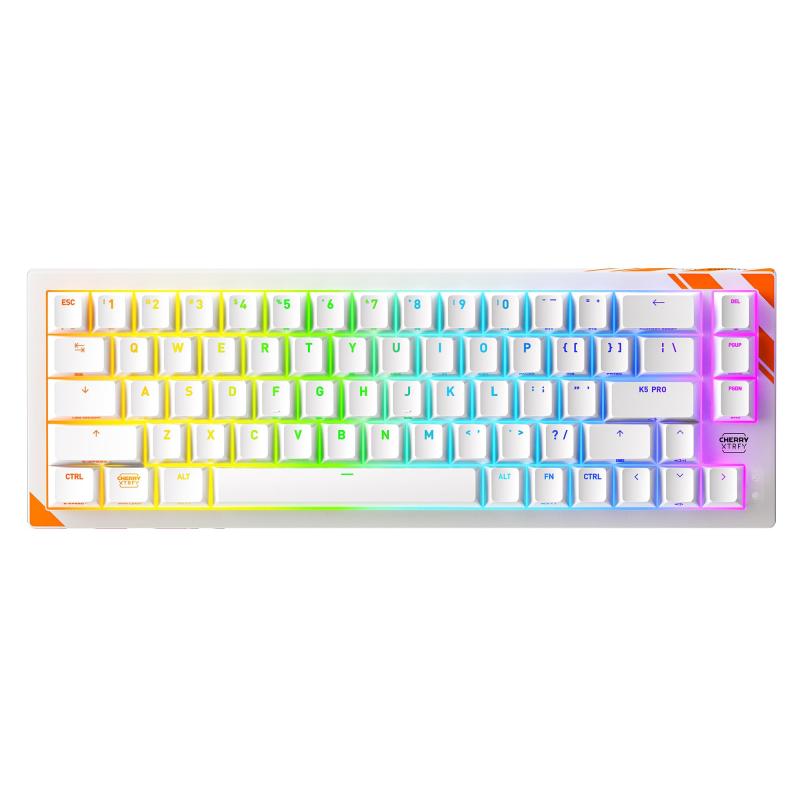 CHERRY XTRFY K5 Pro TMR 有線磁気キーボード TMR磁気スイッチ技術 0.01mmラピッドトリガー Cherry Crystal Magnetic Switch ドイツ設計 8000Hz ホットスワップ機構 アクチュエーション調整可