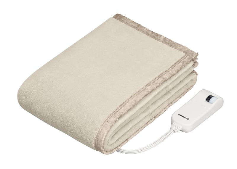 パナソニック 電気しき毛布 シングル 160×85cm 丸洗い可 室温センサー付 ベージュ DB-UM4LS-C