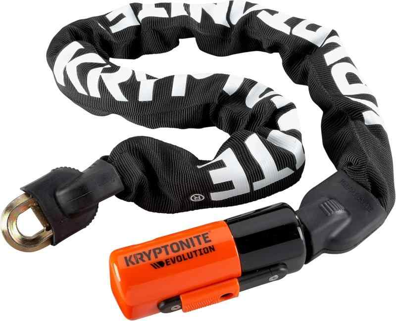 Rakuten - KRYPTONITE ( クリプトナイト ) ロック Evolution シリーズ4 Integrated チェーン 90cm ブラック/オレンジ 000808