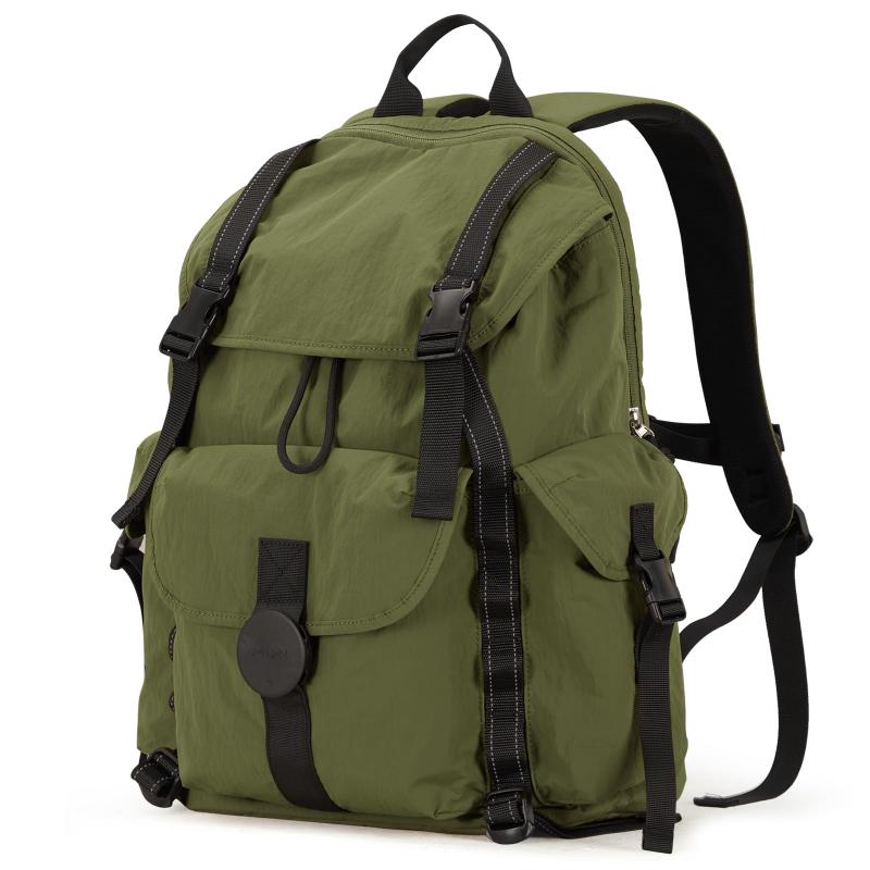 [mixi] 米煕 アウトドア リュック バックパック 18インチ 男女兼用 おしゃれ 22L大容量 機内持ち込み可 通気性 軽量 撥水性 汚れ防止 耐油性 多機能収納 16インチPC収納可 通学 旅行 登山 キャン