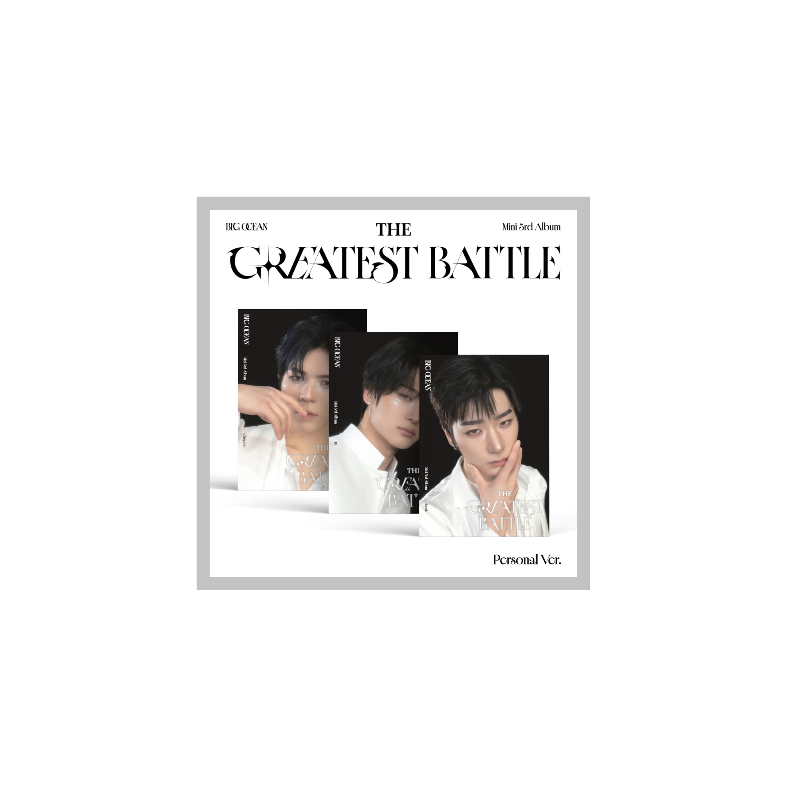 (Personal Set : Chanyeon+PJ+Jiseok) ビッグ・オーシャン Big Ocean The Greatest Battle 3rd Mini Album アルバム with Tracking 韓国発 BIGOCEAN
