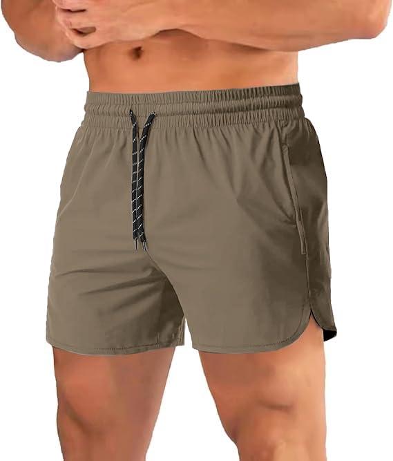 [Manatsulife] メンズ ショットパンツ 短パン ジム 筋トレ スポーツパンツ 無地 普段着 吸汗速乾 通気 軽量 三分丈 ハーフパンツ 夏 DK18