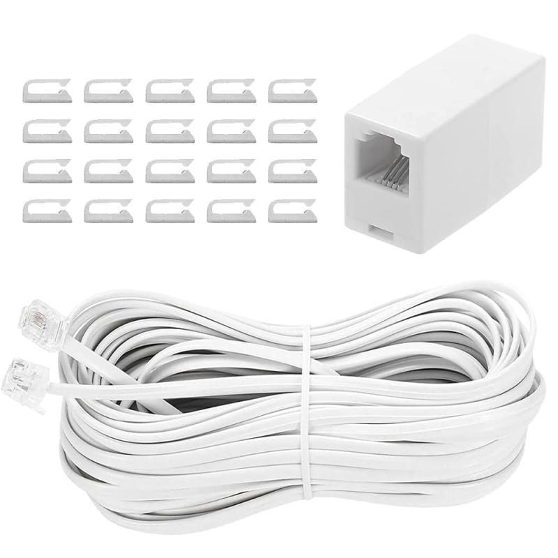 �⥸��顼�����֥� ������ ���å����֥� RJ11 6P4C ������ ��Ĺ������ ���ñ�Ĺ�����֥� �����ƥ�ۥ󥱡��֥� ���ͥ���