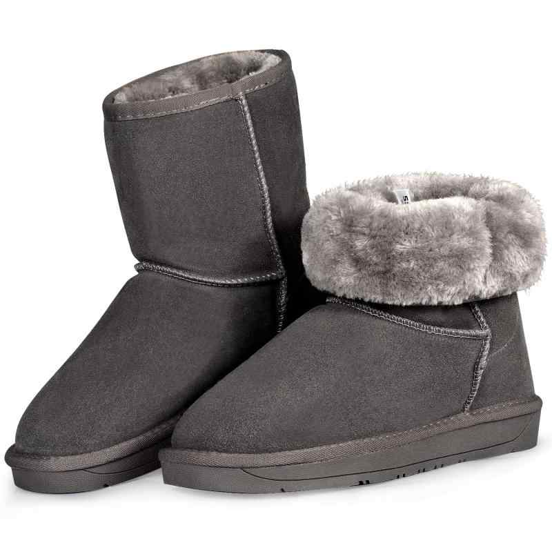 [Rilobi] ムートンブーツ スノーシューズ ミニ丈 スノーブーツ レディース メンズ ショートブーツ 防水 防滑 防寒 暖かい 雪靴 滑らない 长靴 通学 通勤