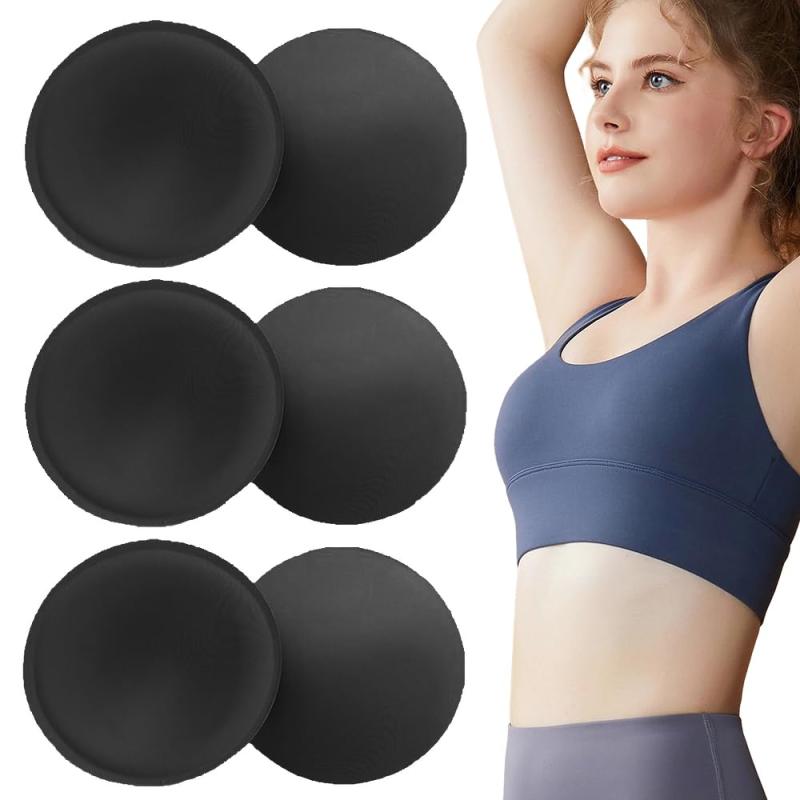 [ESJNNK] バストパッド 6枚 3ペア 肌色 胸カップ 授乳胸パッド 快適な パッドブラインサート 通気性 取り外し可能 DIY