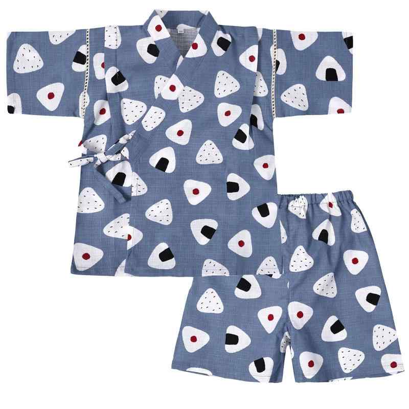 [SHELISTEN] 甚平 男の子 子供 浴衣 着物 夏祭り 花火大会 可愛い 子供の日 上下セット 100-150