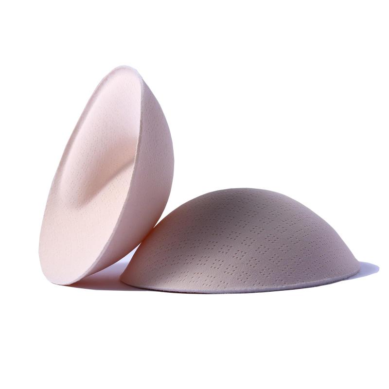 [LOVHU JIMA] ブラパッド3組6枚 厚め やわらかめ 高弾力 ナチュラルフィット ブラ パット 差し込み バストパッド 水着対応 パッド 胸 丸型