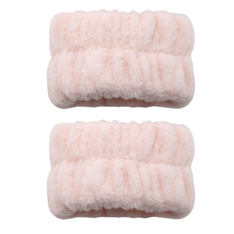 JIYAN 2個のリストスパウォッシュバンドマイクロファイバーリストウォッシュタオルバンド洗顔用リストバンド顔吸収リストバンド女性用リストスウェットバンドは液体がこぼれるのを防ぎ