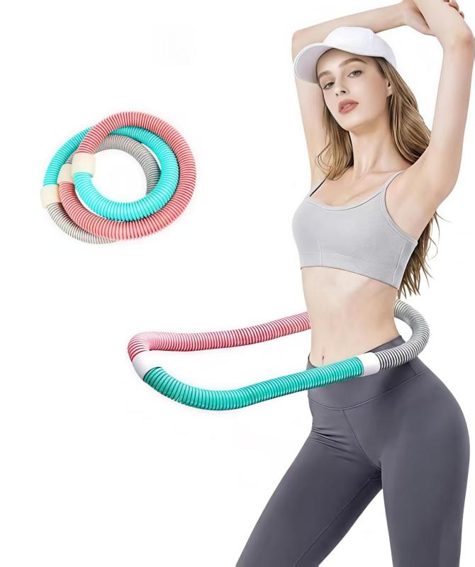 【2026年改良・1台多役】 フラフープ ダイエット 人気 静音 1.3kg 落ちない ソフト 自由変形 二の腕/太もも/背中/お尻 全身引き締め ヨガ ストレッチ 有酸素運動 室内 自宅 トレーニング 初心者