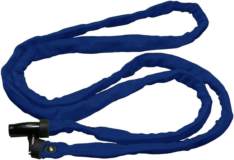 Lock - kuhaku(クウハク) 檸檬(レモン) 自転車チェーンロック ピッキング防止 ディンプルキー 太さ4mmX長さ180cm 国内開発 傷防止カバー付