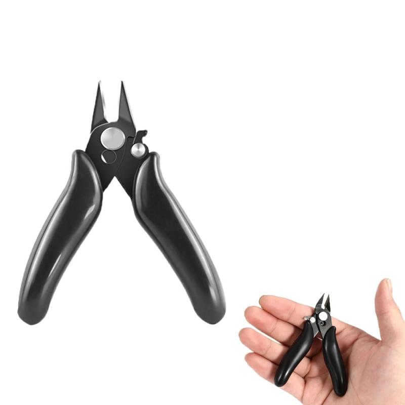 ニッパー 1個入り ブラック 多機能 軽量 ペンチ プラモデル ワイヤーカッター 番線カッター 精密ニッパ..