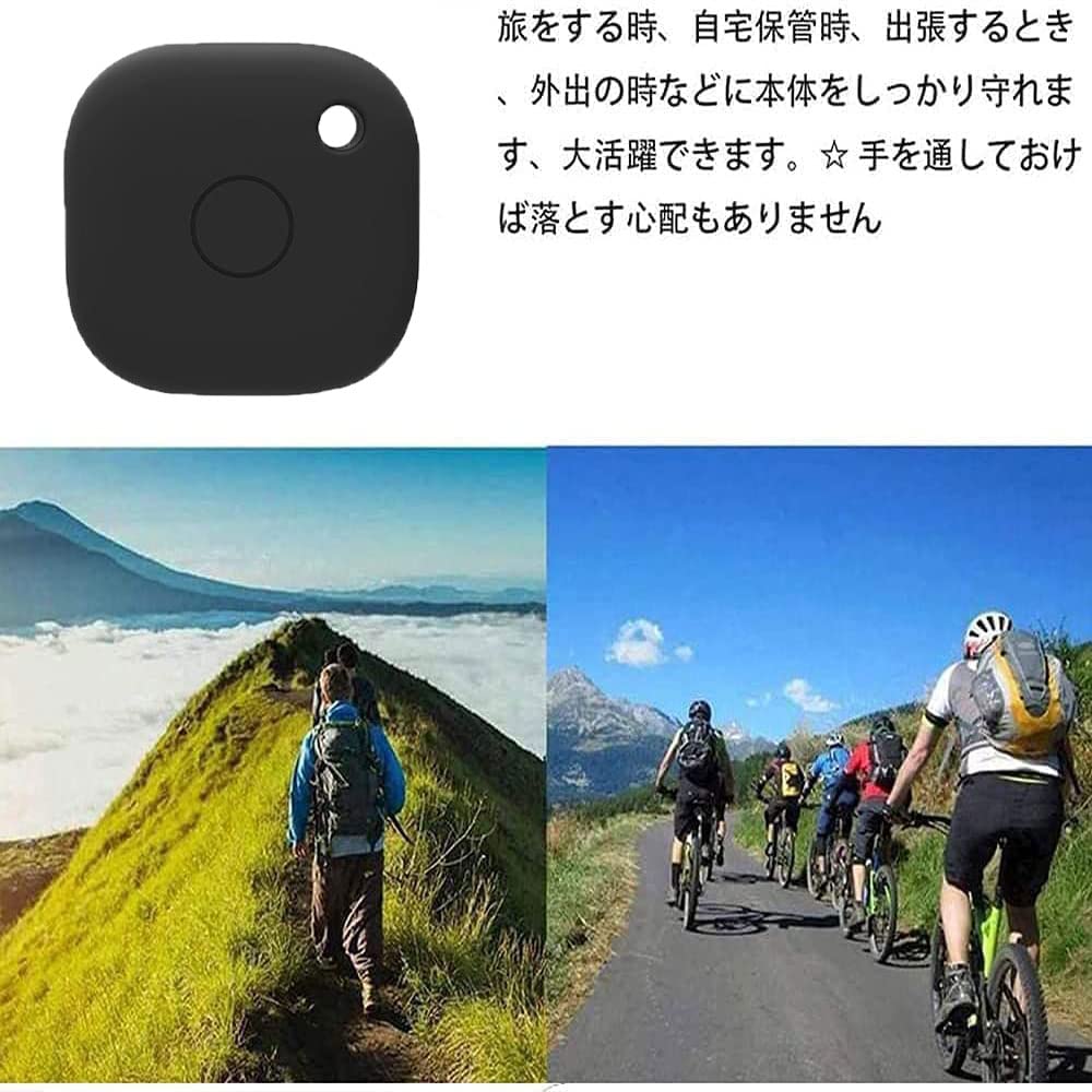 For Anker Eufy (ユーフィ) Security SmartTrack Link ケース  紛失防止用のフックを搭載した 軽量 キズ防止 防塵 傷つきにくい 柔らかなシリカゲルのスポーツクールなデザイン 衝撃