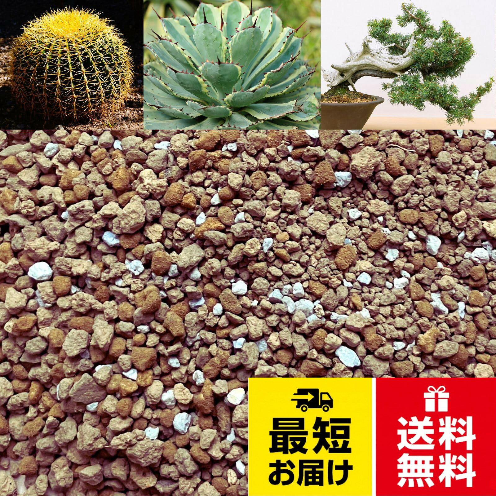 微塵抜き＆崩れにくい硬質赤玉土(小粒)、日向土(小粒)、桐生砂(小粒)、ゼオライト(小粒)をオリジナルブレンドした園芸用土です。。チャック付き袋に入っているので余った用土の管理が楽ちん。。肥料無配合なので挿し木や挿し穂、人気のアガベや塊根植物グラキリス、パキポディウムの発根管理、盆栽の植え替えに適しています。。また、有機物を含まず衛生的なのでコバエなどの虫がわかず室内で安心してご使用いただけます。。水はけ&通気性が良いので根張りが良く根腐れが起こりにくいです。。ゼオライト配合なので腰水でアガベや塊根植物の発根管理にも最適。。お好みで他の用土をブレンドすることでお手持ちの植物に適した用土を作成することもできます。。無肥料なので成長に合わせて適したタイミングで植物に最適な量を与えることができます。。重くて多くの種類の土を購入して配合を考えたり、微塵抜きをしたり混ぜたりしたくない方、土の置き場や保管場所の確保にお困りの方の問題を解決します。。ササっとお手軽に植え替えをしたい方、コスパ重視で上質な粒そろいの硬質用土をお求めの方に弊社の商品をおススメいたします。Leap Raupe 塊根植物の土 アガベ 土 観葉植物の土 室内用 虫がわかない / 塊根植物 土
