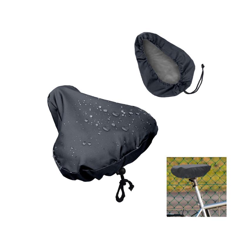 自転車防水サドルカバー サドルプロテクター 電動自転車対応 雨対策 簡単伸縮 オックスフォード生地 防塵 耐候性 伸縮性デザイン ブラック 軽量 携帯性 自転車サドル保護