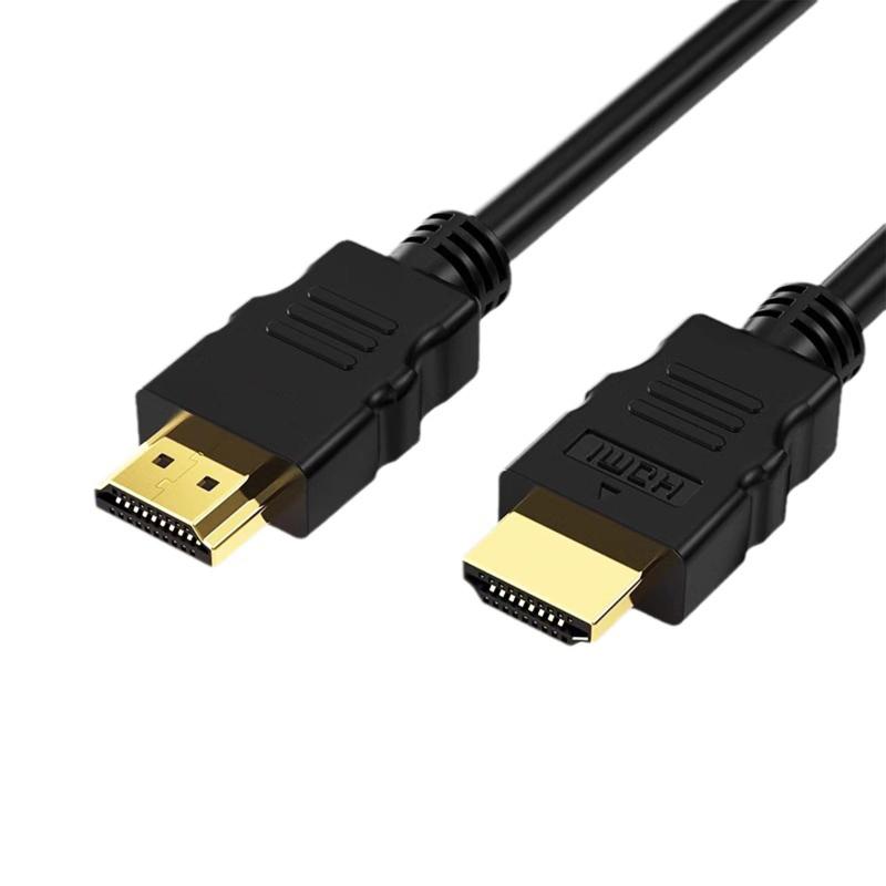 HDMI ケーブル ハイスピード オス-オス 金メッキ 4K(60Hz) HDMI2.0 18Gbps 3重シールド HDMI 1.4/1.2バージョンとの下位互換性あり 超高速 テレビ・パソコン・ゲーム機などに 1.8m