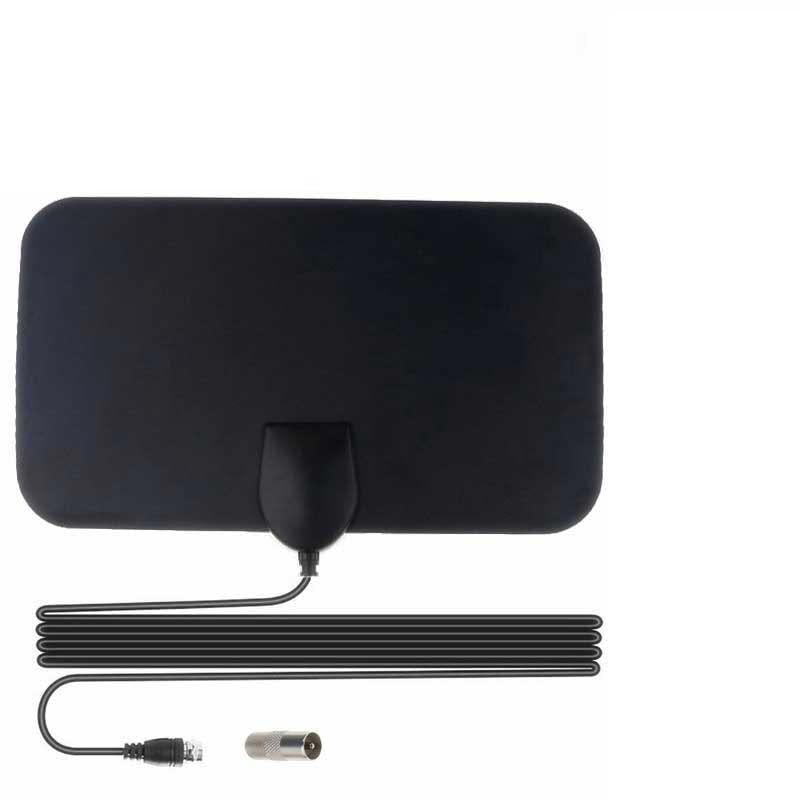 Rakuten - zmart デジタル TV アンテナ 4K 25DB 高ゲイン HD TV DTV ボックス 80km ブースター アクティブ 屋内 空中 8K EU プラグ 3000マイル フラット デザイン 地デジ UHF ブースター 八木アンテナ 室内アンテナ
