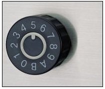 ハッピー金属 コンポス COMPOS(集合ポスト) ダイヤル錠 PJ-24 横開き扉用