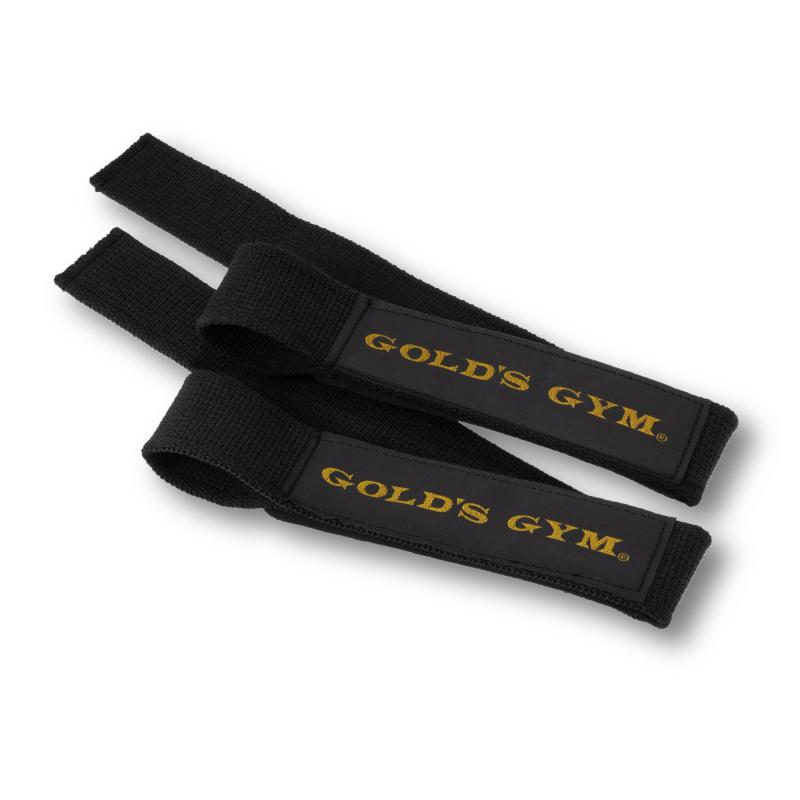 Rakuten - ゴールドジム(GOLD'S GYM) 耐久性 元祖リストストラップ 初心者~上級者 鍛えたい部位に集中 握力補助 背中 懸垂 ラットプルダウン デッドリフト ローイング G3500