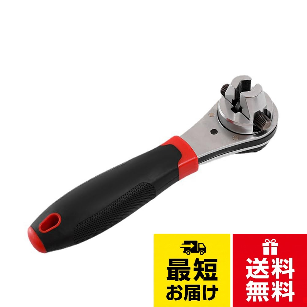 調整可能なラチェットレンチ ラチェットレンチは、滑り止めハンドル付きの6-22mmネジ調整可能なソケットレンチに適しています
