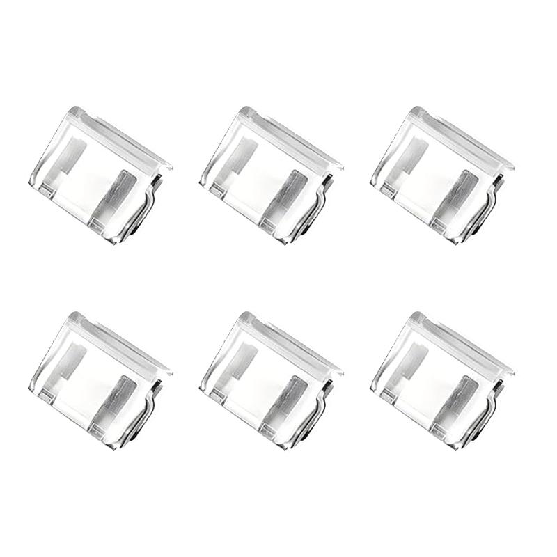 DFsucces 裾上げ クリップ 6個入 手芸 クリップ クリッ スライド ストッパー ズボン滑り止め 窓 ロックストッパー