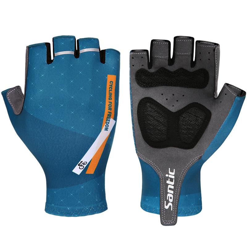 【サンティック】Santic サイクルグローブ ロードバイク 自転車手袋 サイクリング 夏 薄手 冷感 メンズ 通気性 衝撃吸収 UVカット