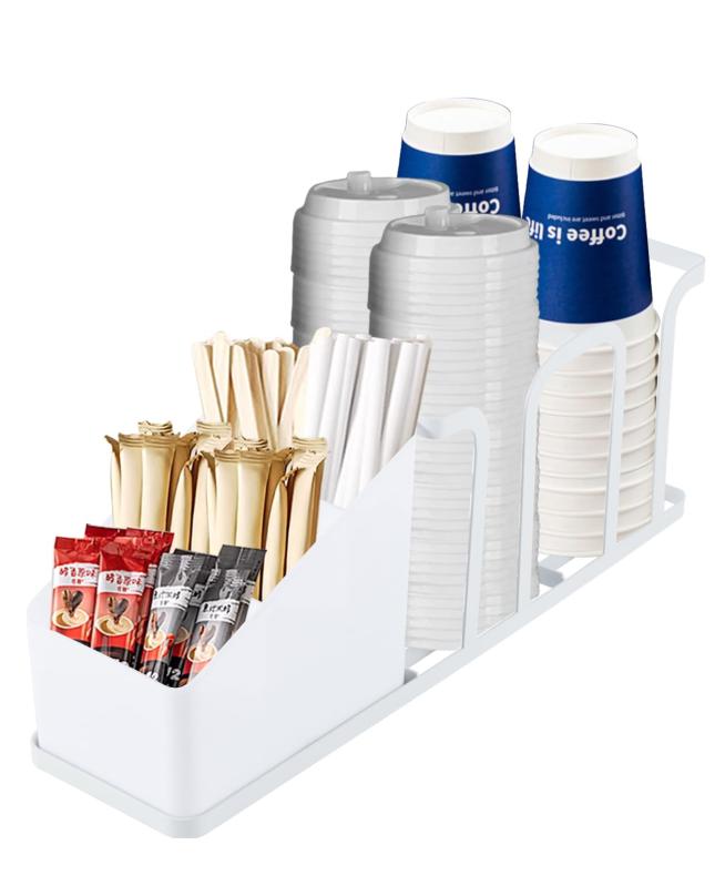 Rakuten - 紙コップホルダー 紙コップ収納ホルダー カップディスペンサー コーヒーカップ ホルダー ティーバッグ/コーヒー スティック/ストロー収納 喫茶店などの業務用