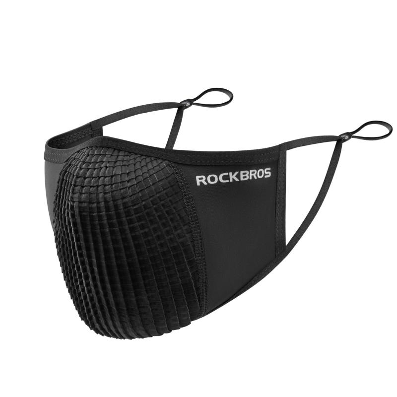 [ROCKBROS] スポーツマスク マスク 冷感 夏用 息がしやすい 日焼け防止マスク uvカットマスク UPF50+ 吸汗速乾 通気性 伸縮性 布マスク 洗える 立体 小顔効果 スポーツ ランニング バイク サイク