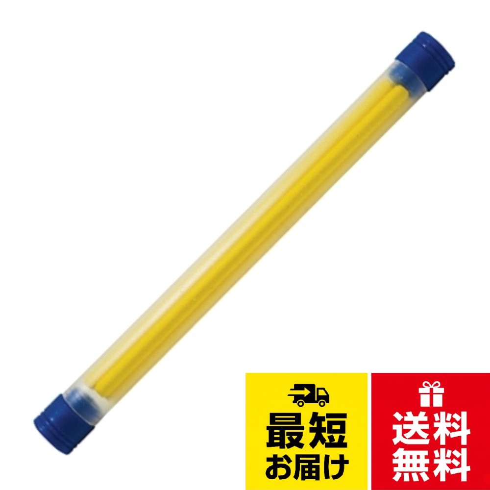 【送料無料】シンワ測定(Shinwa Sokutei) 工事用 ノック式クレヨン用 替芯 黄 4.0mm 4本入 78460