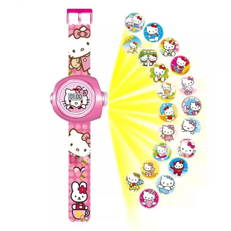 腕時計 ミニプロジェクター 子供の電子時計 キッズ スペシャル プロジェクター ウォッチ 20パターン 夜間照明機能 漫画プロジェクターウォッチ コスプレ道具 入園 入学 卒園 卒業祝い 誕生