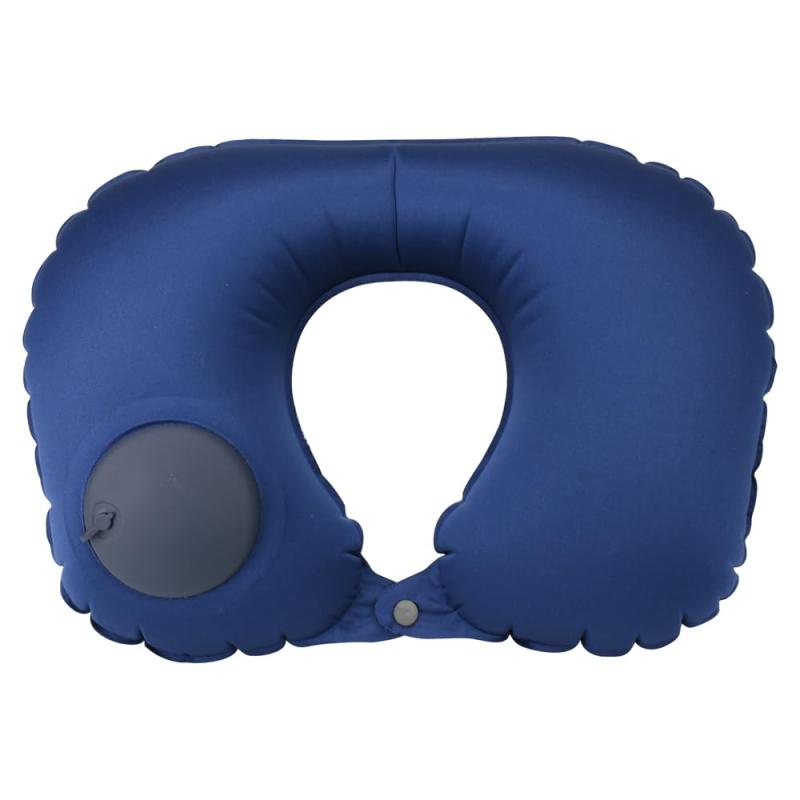 コンパクトネックピロー 首枕 エアポンプ完備 持ち運び 飛行機 新幹線 夜行バス 折り畳み フィット感