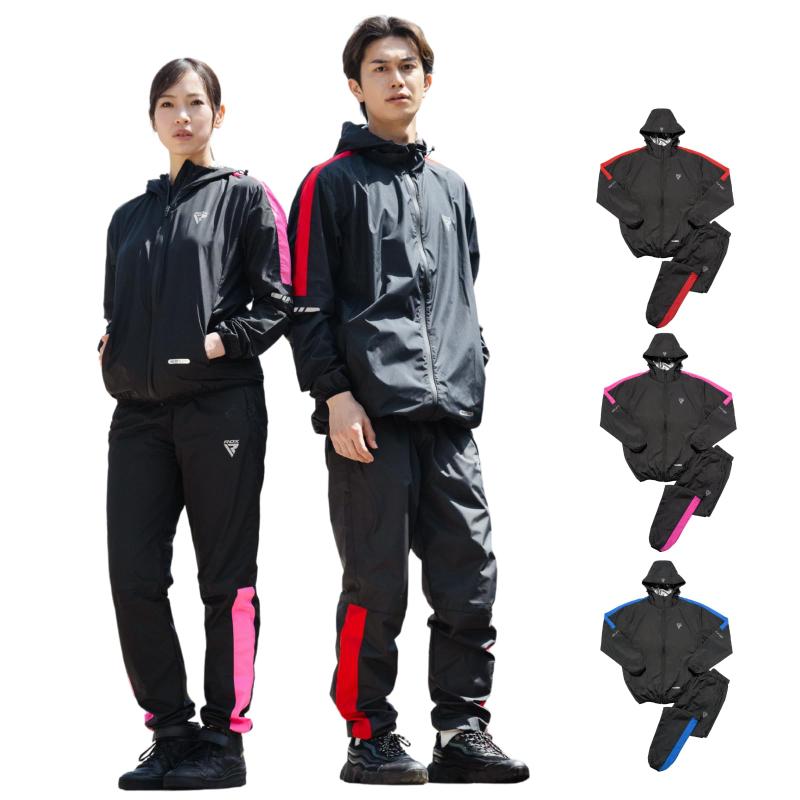 [RDX] サウナスーツ トレーニングウェア ランニングウェア 洗濯可 上下セット メンズ レディース SSP-H1