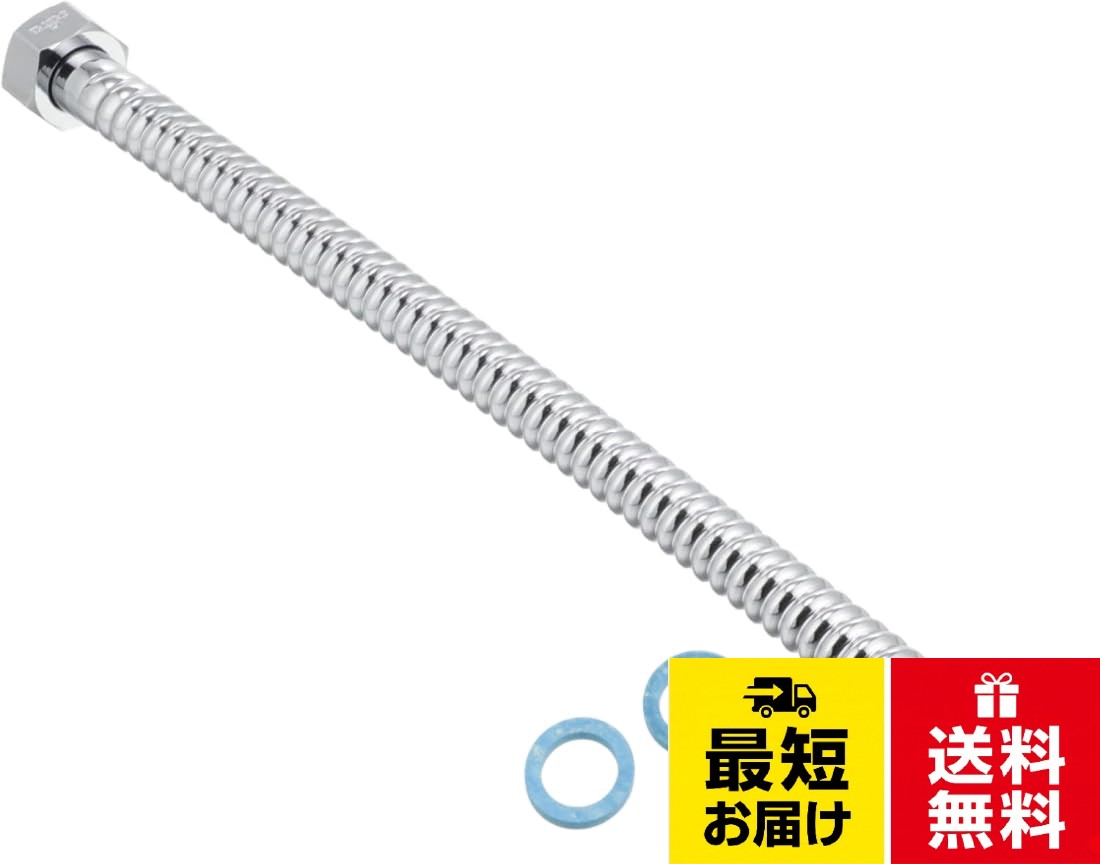 旧モデルとの違い：材質変更、銅→SUS。両端の接続部：G1/2袋ナット。パッキン付属。外径16mmTOTO フレキシブル管 G1/2xG1/2(600mm) TN65LX60A / 16mm