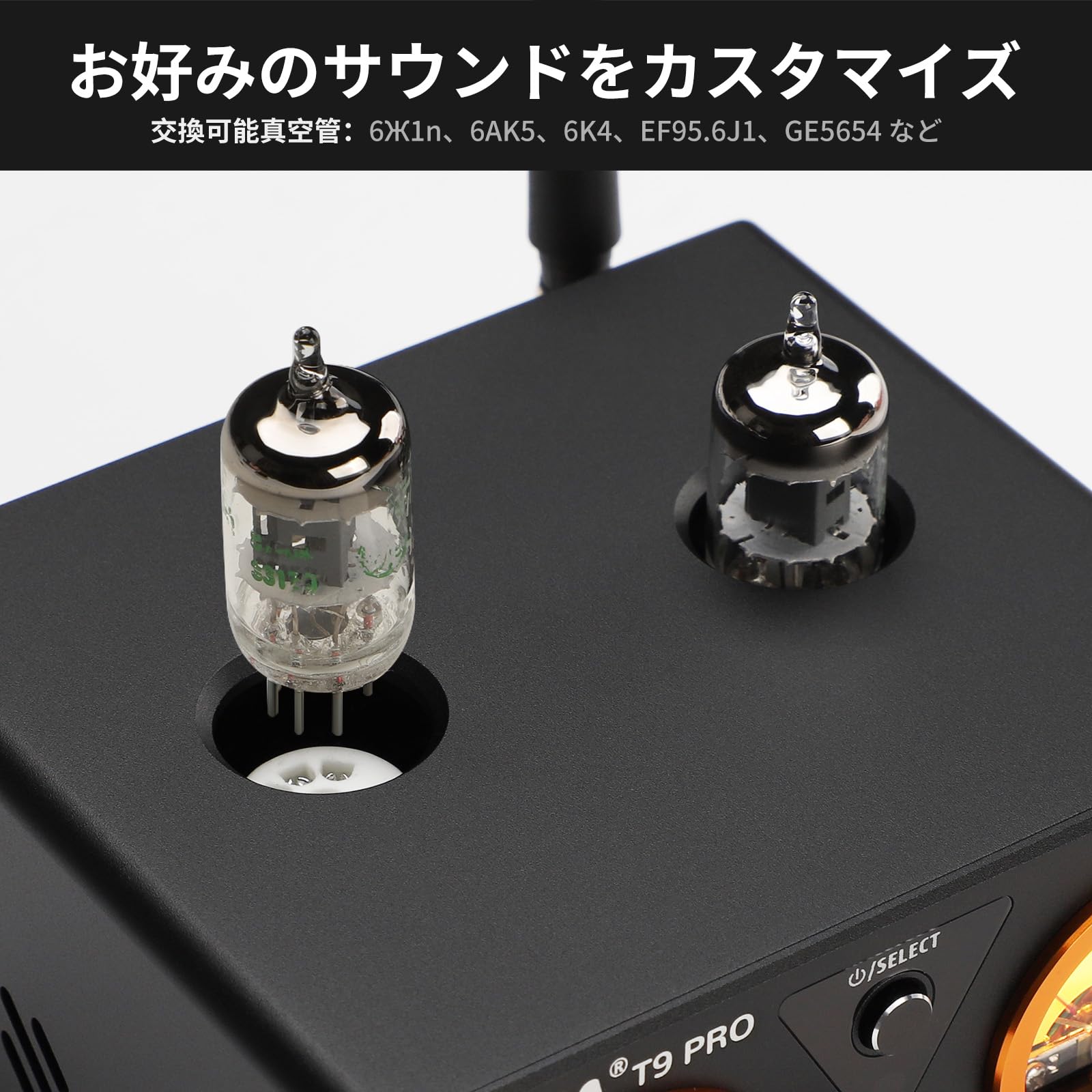 AIYIMA T9 PRO 200W Bluetooth 5.2 真空管アンプ D級HiFiデジタルアンプ 2.0/2.1ch真空管パワーアンプ VUメーター、低音高音コントロール付き hrtechnologies-10114834 HRテクノロジーズ楽天市場店 サンプル画像2