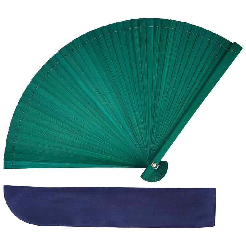 [TOuWA] 扇子 レディース メンズ 竹骨 和柄 軽量 日本 お土産 お祭り 花火大会 忘年会 新年会 発表会 浴衣 着物 和装 和小物 歌舞伎小物 紳士用 男女兼用 センス 2点セット (扇子、扇子袋 竹製)