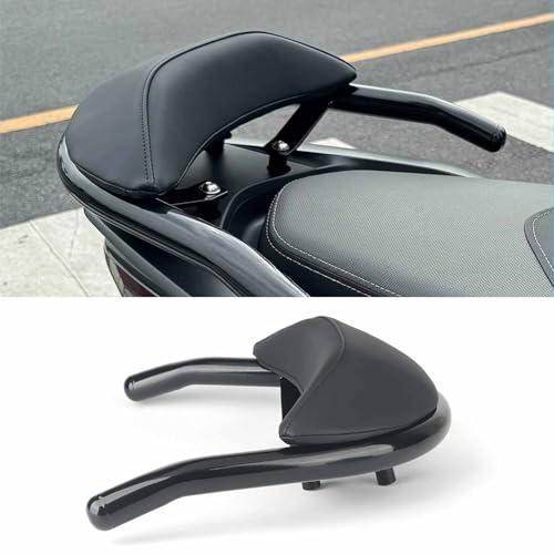 For PCX160 2025 jk05 kf47 PCX160 PCX 160 2025 オートバイ ブラック リア パッセンジャー シート テールストック バックレスト バックレスト クッション パッド [並行輸入品]