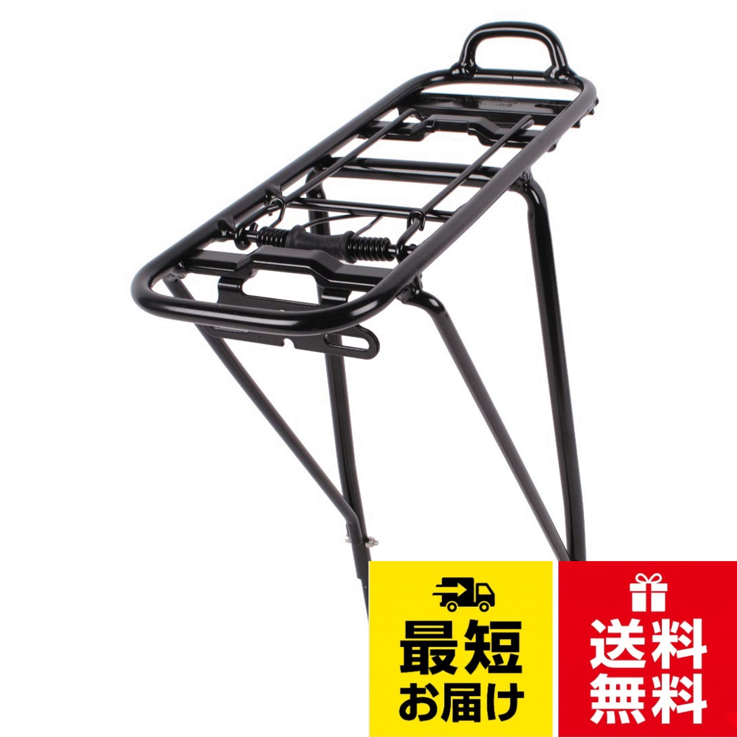 シティ AM atran 小径車の普段使いに適した20～24インチ対応のリアキャリア。荷物などを挟めるスプリングクランプとリフレクターブラケットが付いています。 AT-1381-4122 20"-24"/■JANコード:7350006380686 ブラック 610g/25kg/アルミニウム製ATRAN(アトラン) 【正規品】 シティ エーエム リアキャリア 20インチ対応 ブラック 1381-4122 1381-4122 ブラック