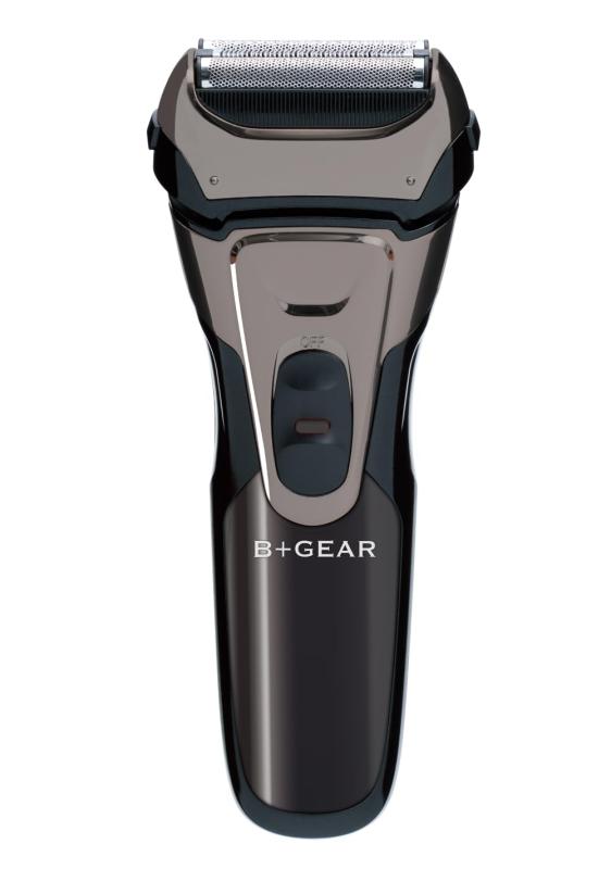 ヒーローグリーン B＋GEAR 充電交流式3枚刃シェーバー 電気シェーバー シェーバー ...