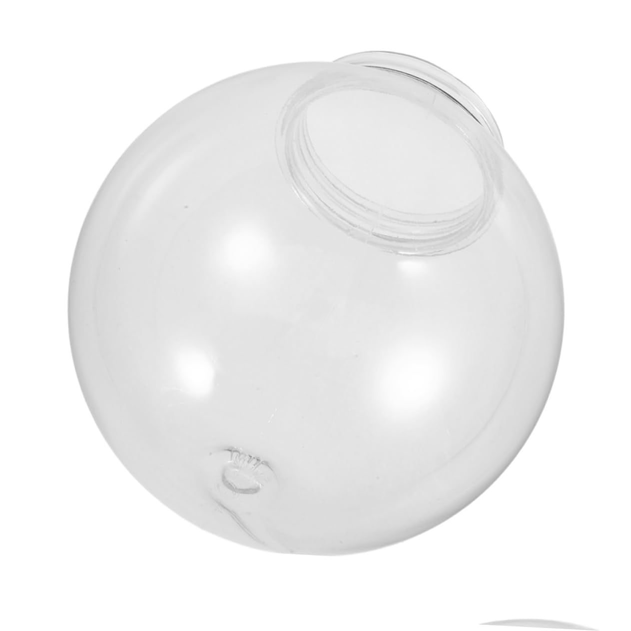 Mipcase 透明アクリル製球形ランプシェード 直径15cm 開口径7.5cm 交換用ランプグローブ 屋外中庭 フェンス 街灯用 照明カバー