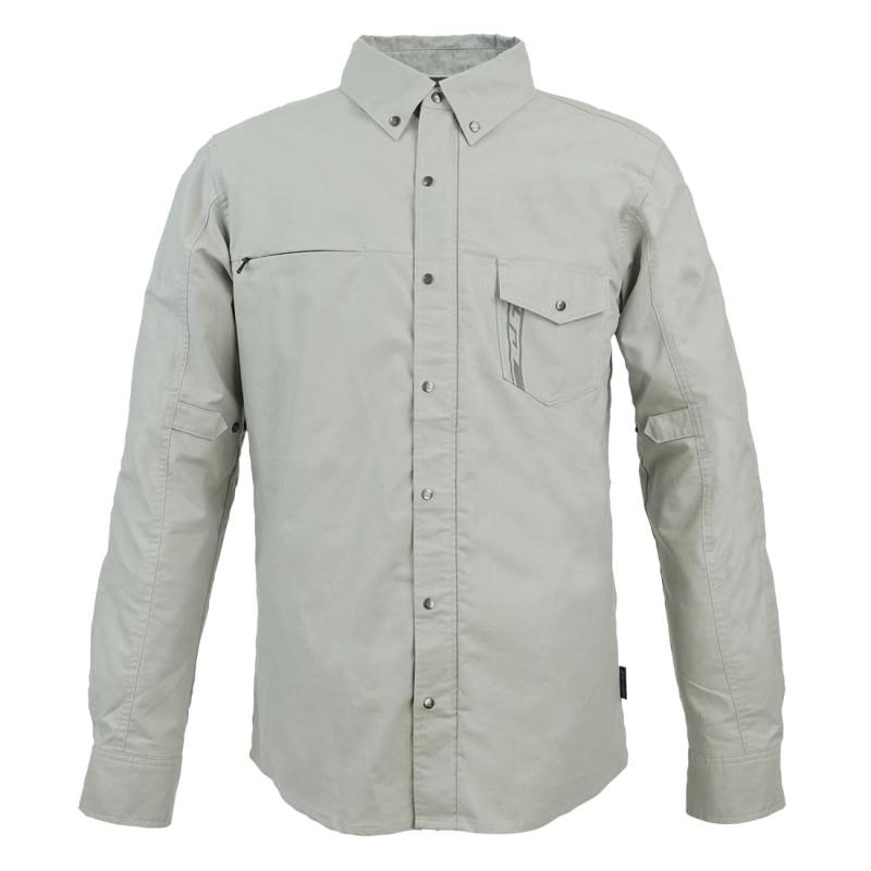 ラフアンドロード (ROUGH＆ROAD) ラフライドシャツFP オートバイ用 胸・肩・肘・脊椎ワッフルパッドフル装備 RR1004