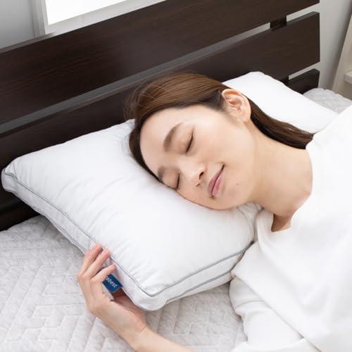 枕 洗える 高反発【3段階高さ調節のホテル枕】 横向き寝 ストレートネック 首枕 抱き枕 枕 安眠枕 枕カバー 洗える 綿100％ 43x63cm HOME COCCI