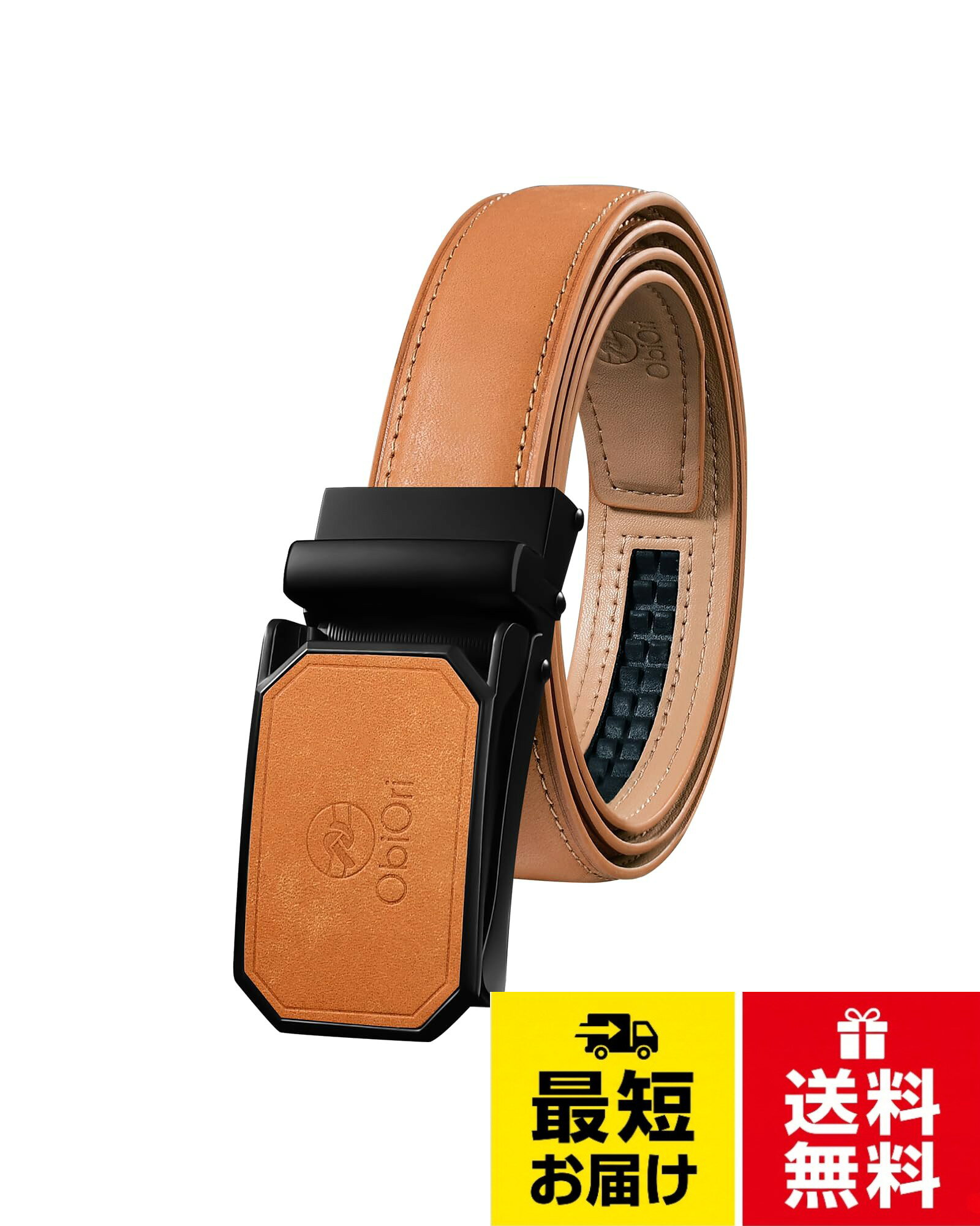 【職人魂のプエブロレザー】一枚一枚に込められた匠の手仕事。日本製ならではの品質で、使い込むほど深みを増す艶と風合い。時を刻むごとに味わい深くなる本革の経年変化をお楽しみください。。【ストレスフリー快適設計】オートロック式・穴なしで無段階調整。食後の締め付けもラクラク、快適さ抜群の衛生設計。。【しなやかで頑丈な紳士ベルト】抜群の耐久性と柔軟性を兼ね備えたプエブロレザー製メンズベルト。サイズ調整可能な目盛り付き設計で、大きいサイズにも対応。シンプルながら頑丈な金属バックルは長く美しい輝きを保ち、変形の心配がありません。。【ビジネス＆カジュアル対応】スーツに映える上品さから気軽な装いまで、あらゆるシーンで品格を演出。一本でビジネスからカジュアルスタイルまで幅広く寄り添う、成熟したbelt for men。。【贈り物に最適な本革ベルト】3年の日常使用を想定した耐久設計。開封後も交換可能な「失敗しない贈り物」。ObiOriオリジナル箱で父の日・就職祝いへ。。【仕様】長さ：125cm（サイズ調整可能）／幅：3cm／厚さ：0.3cm 日本製／安心の180日間延長保証付き。ベルト メンズ 日本製 カジュアル 本革 栃木レザー プエブロレザー 大きいサイズ ビジネス 紳士ベルト スーツ belt for men サイズ調整可能 箱付き / カジュアルな紳士的 / L