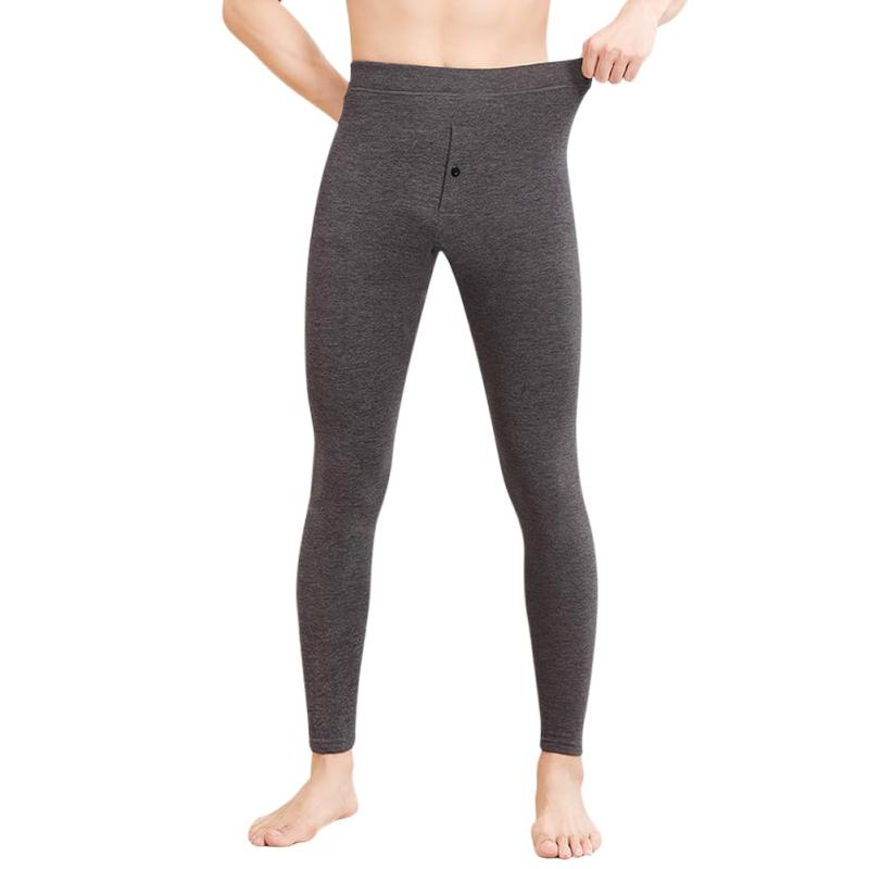 [Barifall] 長ズボン下 メンズ 前開き ロングタイツ 防寒インナー下着 ステテコ あったか インナーウェア 冬用
