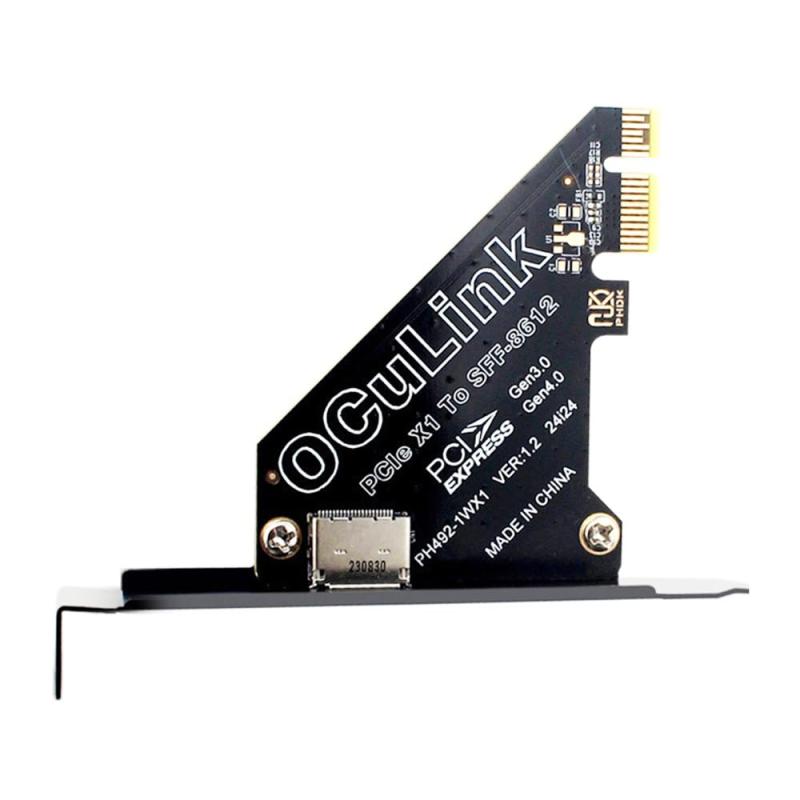 HITACHI - NFHK アダプター PCI-Express 4.0 PCIE 1x 8x 16x - Oculink SFF-8612 SFF-8611 ホストカード U.2 SSD eGPU 外部グラフィックカードドック用