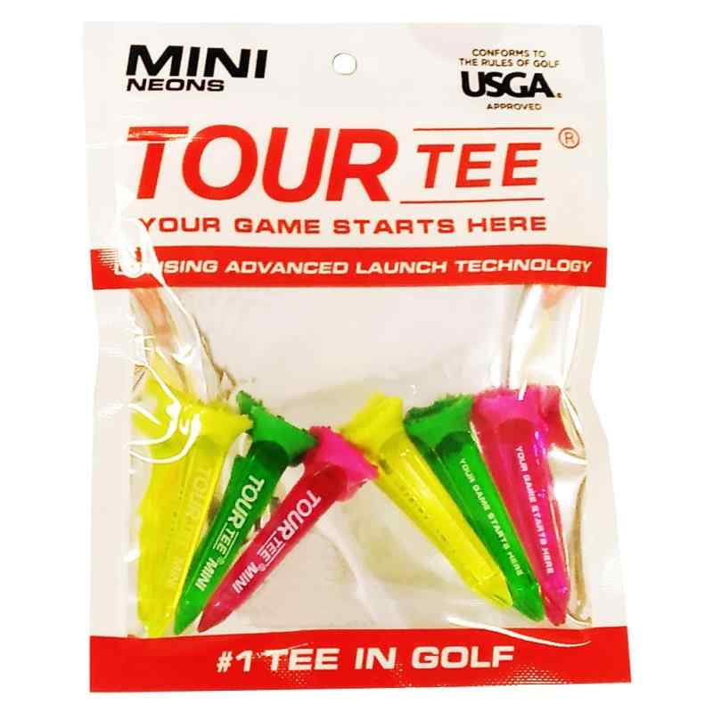Tour Tee MINI NEONS ゴルフティー(6本入り)T-491(590)