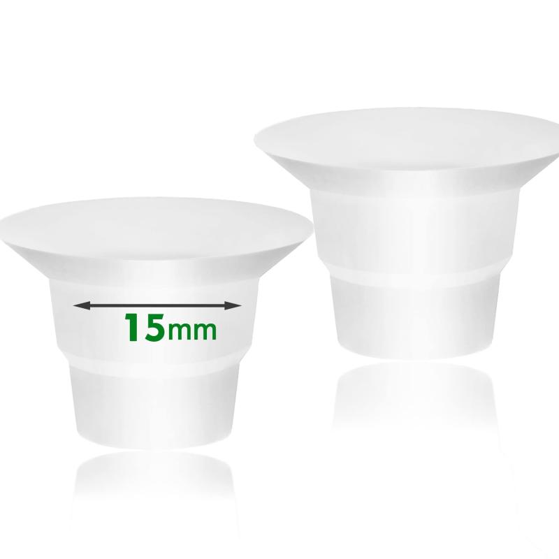 LOZAEVE フランジインサート メデラ Mサーズ24mm さく乳口 Sサイズ 15-21mmに縮小 (対応互換さく Medela Bellababy ランシノ Lansinoh ..