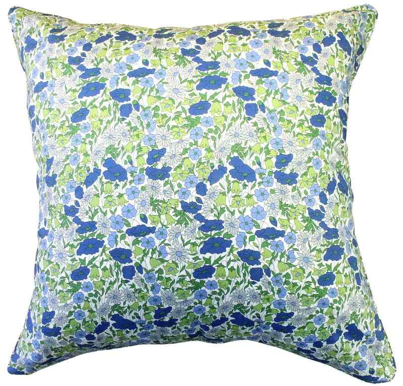 乐天商城 - FLORET LONDON [LIBERTY PRINT リバティプリント]を使用した クッションカバー45×45cm ポピー&デイジー