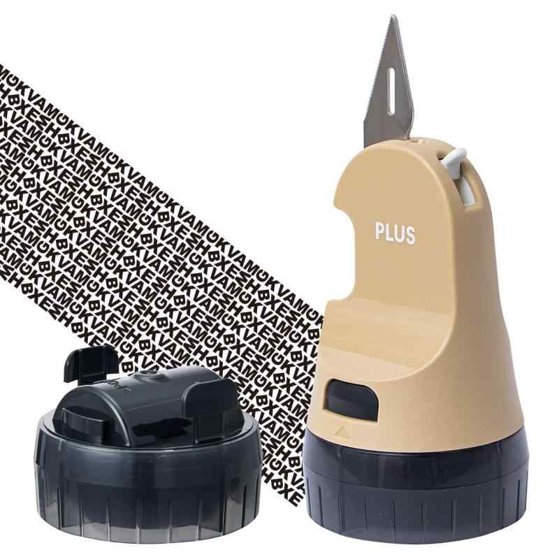 プラス 個人情報保護スタンプ カッター ローラーケシポン箱用オープナー 【交換式】