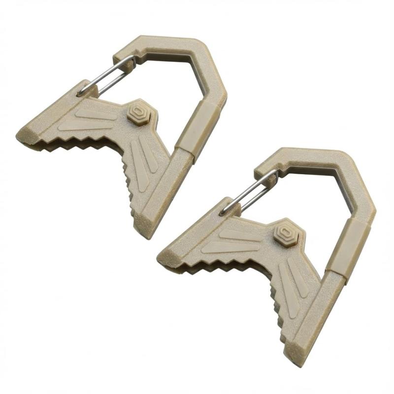 YELKYRA 랜턴 훅 2개 세트 매달아 행거 라이트/랜턴 소품용 카라비나 캠프·아웃도어·텐트·타프 대응 다용도 액세서리 설치 간단 휴대 편리한 기어 라이트 매달아