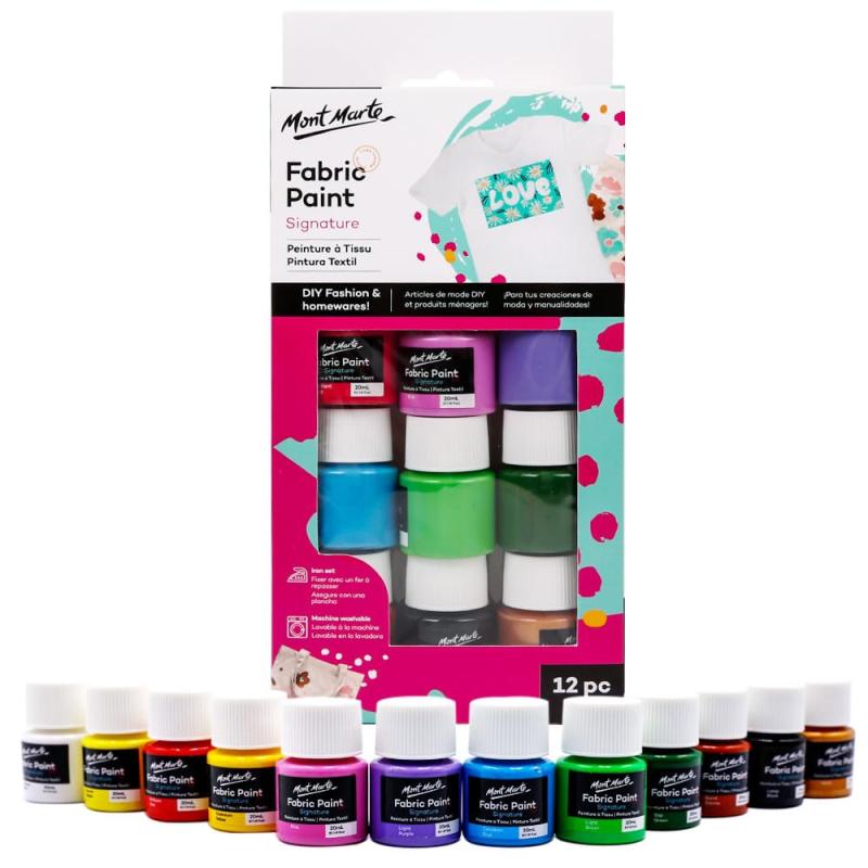 MONT MARTE Fabric Paint Set